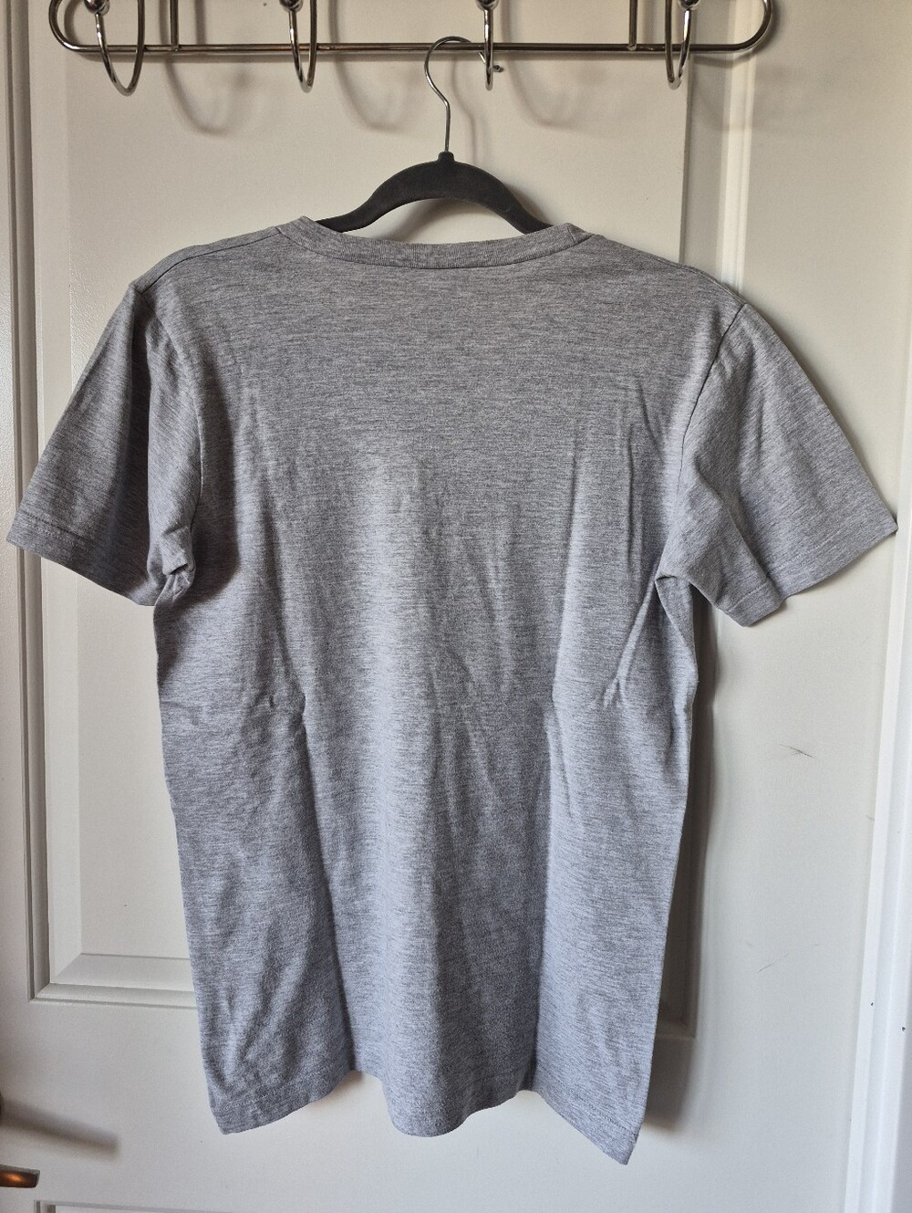 American Apparel Gray V-Neck Tee | Men Size XS - Picture 2 of 5